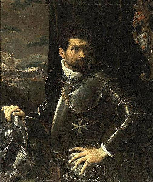 Lodovico Carracci Portrait of Carlo Alberto Rati Opizzoni in Armour